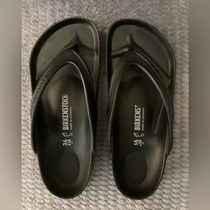 Birkenstocks, worn on three different occasions, so pretty much like new